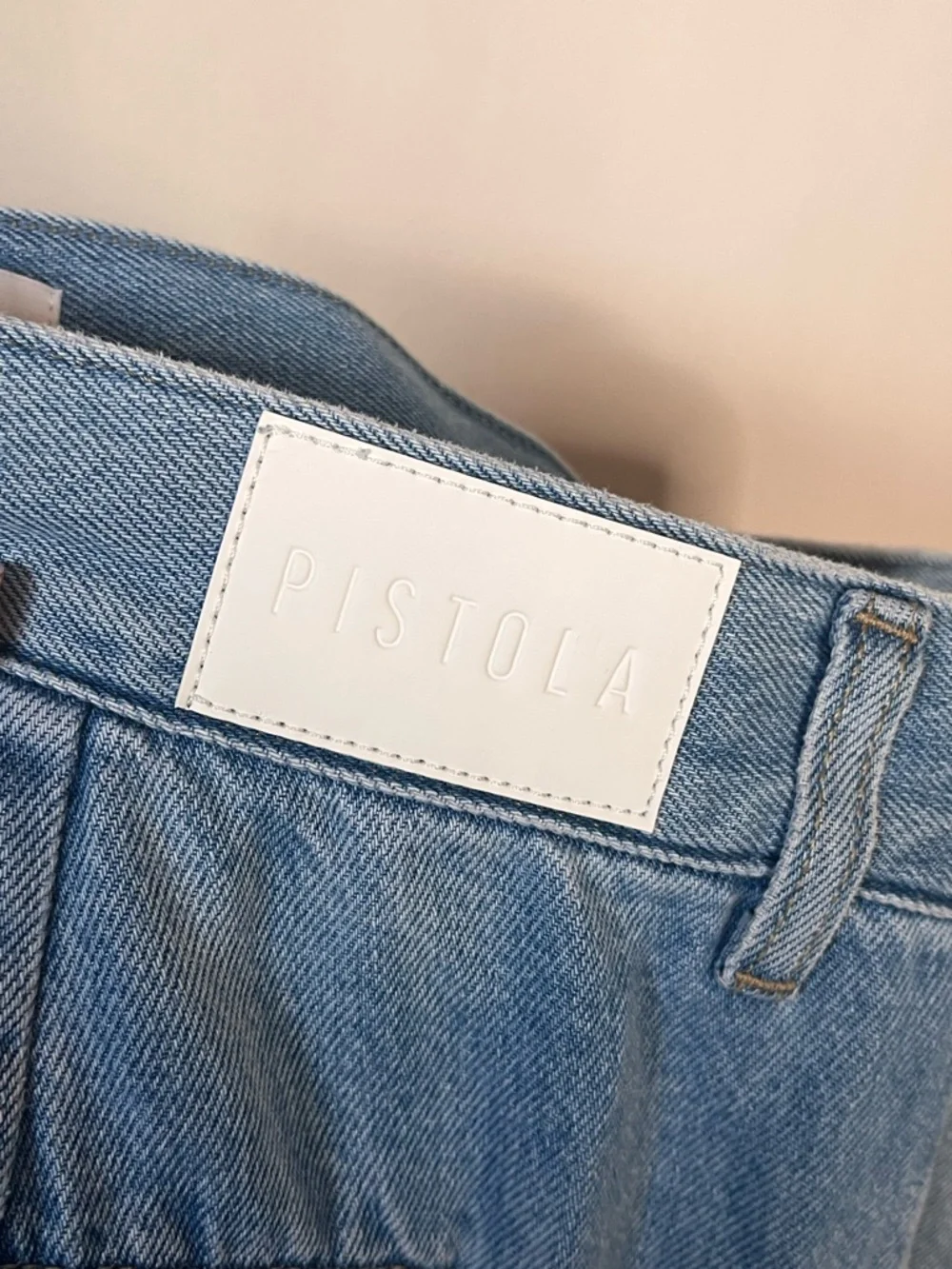PISTOLA Dalia High Rise Wide Leg Trouser Jeans Palo Alto Wash Size 33 Lyocell - Picture 4 of 7
